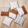 Boho Throw Pillow Covers for Couch and Bed Set of 6