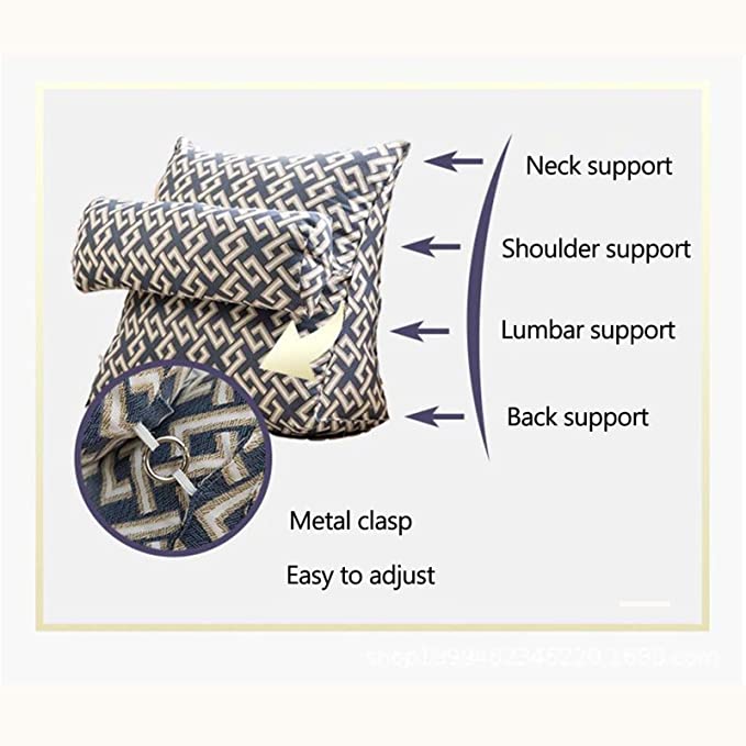 lumbar pillow Big Back Support Bedside Chair  Cushion Lounger Reading Pillow for Tatami