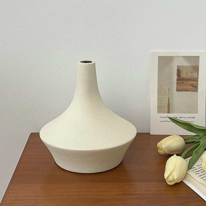 Neutral Cream Matte Vases