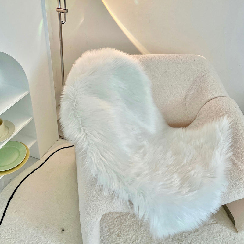 Cozy White Fuzzy Rugs