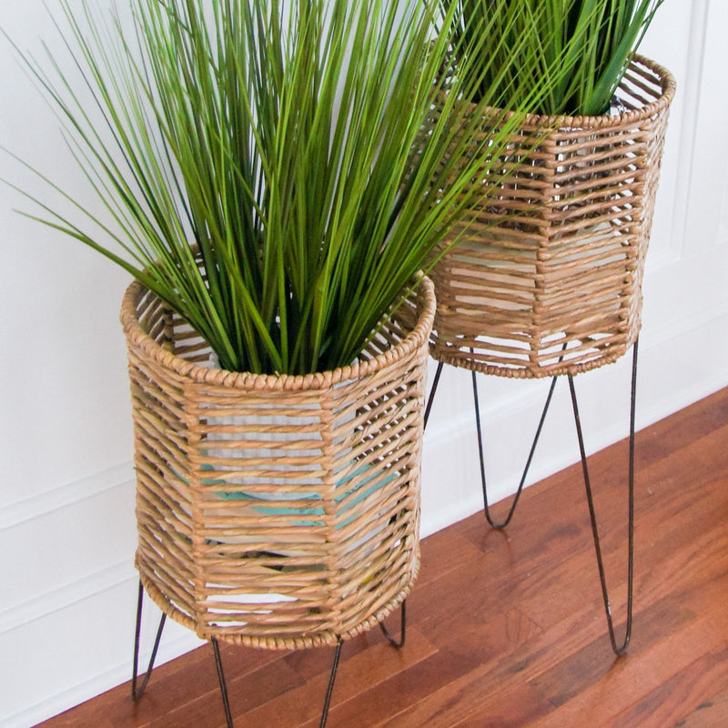 Evita Seagrass Planter Set