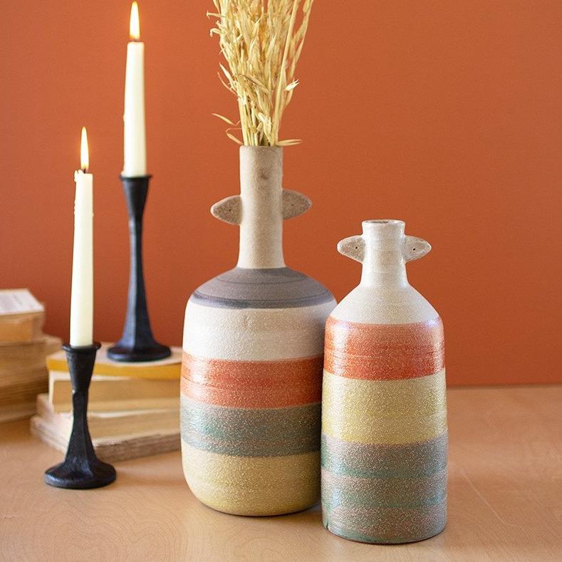Eason Striped Vase Set (2)
