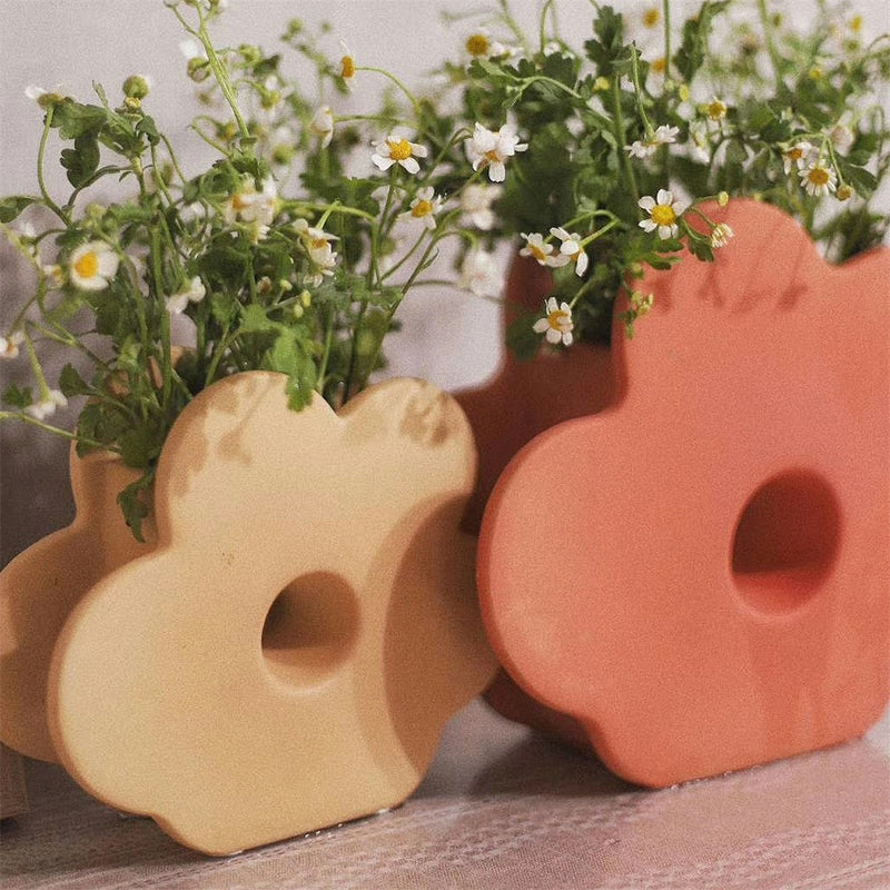 Floral Ceramic Modern Vase