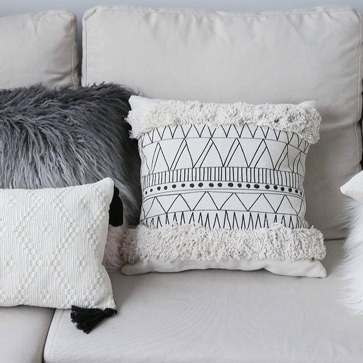 Geometric Tufted Pillows