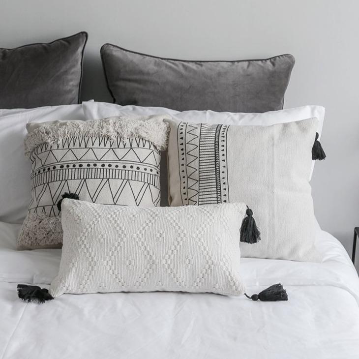 Geometric Tufted Pillows