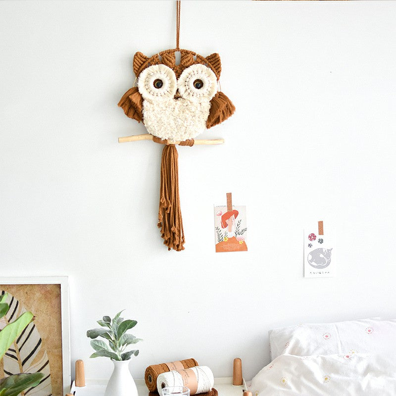 Wall Art Macrame Owl Wall Hanging