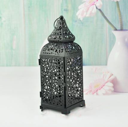 Moroccan Carved Metal Candle Holders
