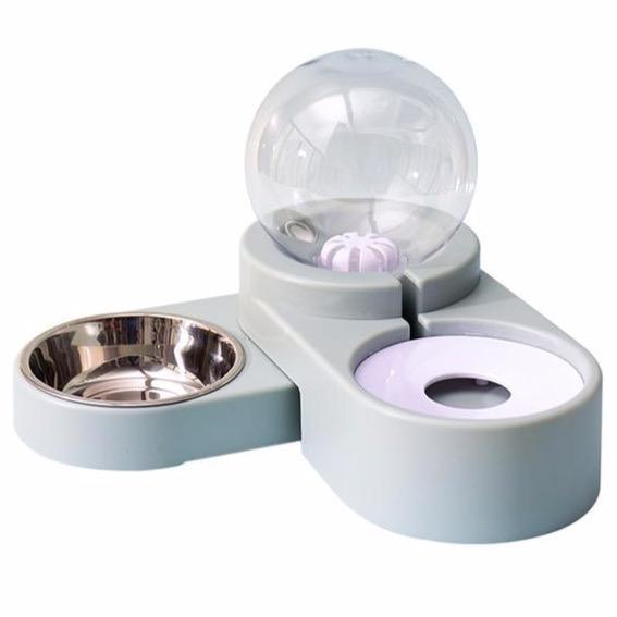Pet Infinity Food + Water Bowl