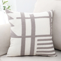 Linear Embroidered Pillow Cover