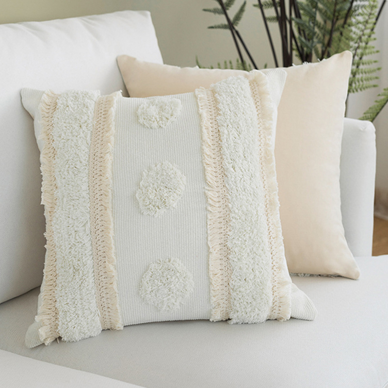 Amira Tufted Dot Pillow Cover Set