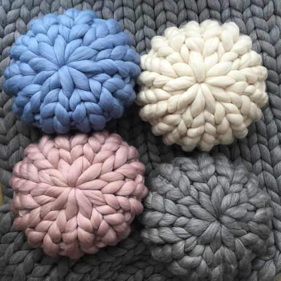 Ariel Handmade Knit Pillows