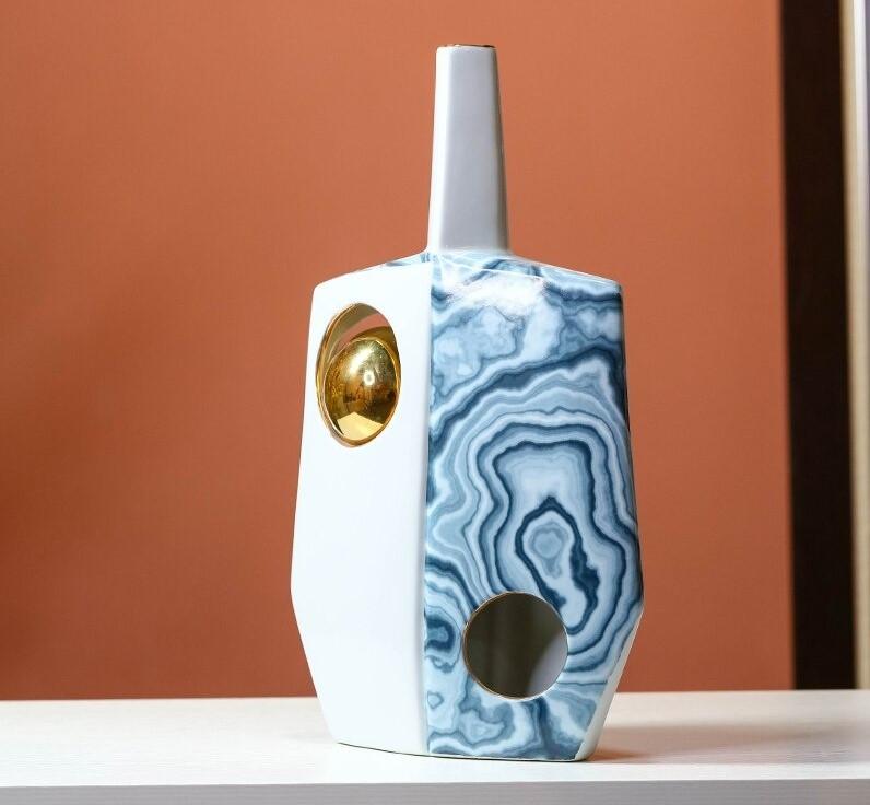 Bluana Swirl Vase
