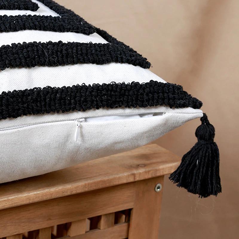 Boldness Part 2 Black and White Pillow Covers
