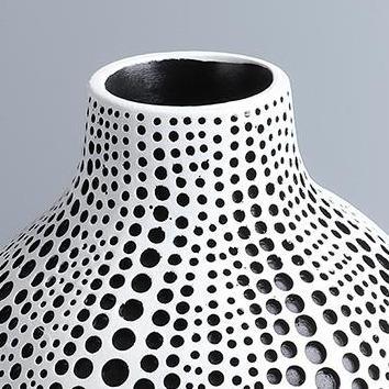 Dots in Abstract Vase