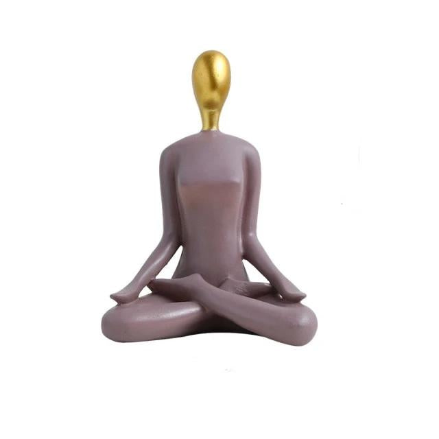Lotus Yoga Statues