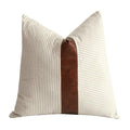 Farmhouse Leather Pillow