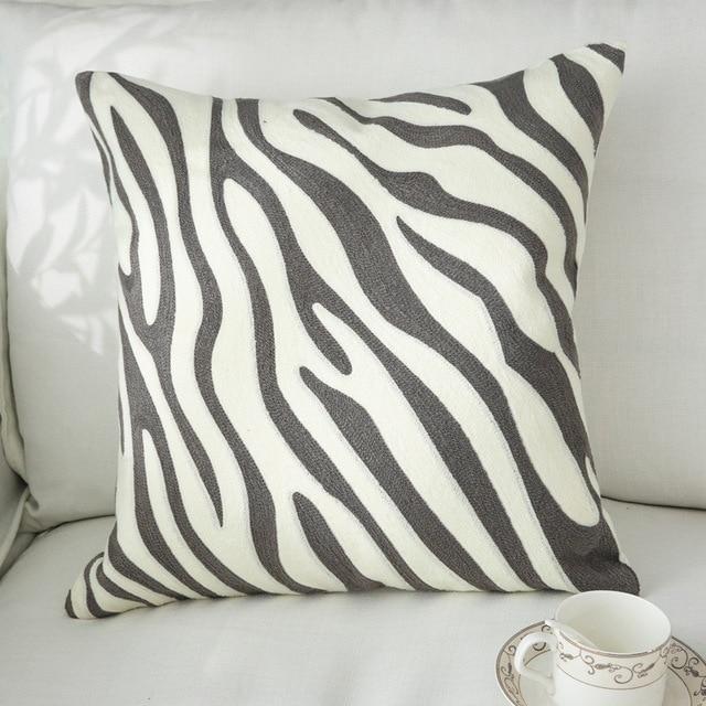 Gigi Graphic Zebra Pillow Covers