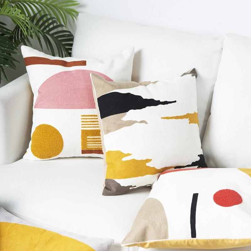 Abstract Sunset Pillow Cover Set