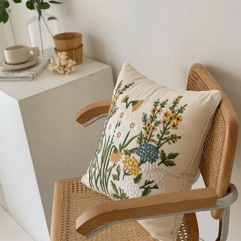 Throw pillows outlet on chairs