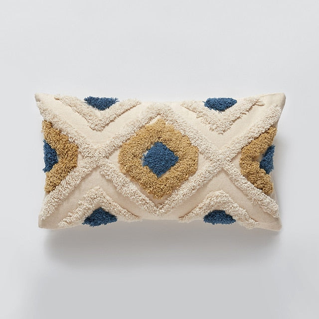 Moroccan Style Cushion Cover Tuft Handmade Pillow Cover