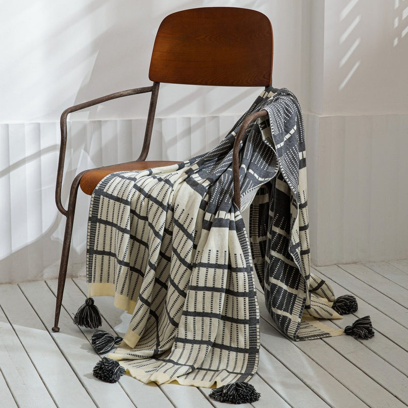 Asahi Striped Throw Blanket