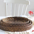 Claire Embossed Serving Tray