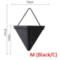 New Nordic Ceramic Vase Hanging Wall Flower Pots Triangle Wall Vase