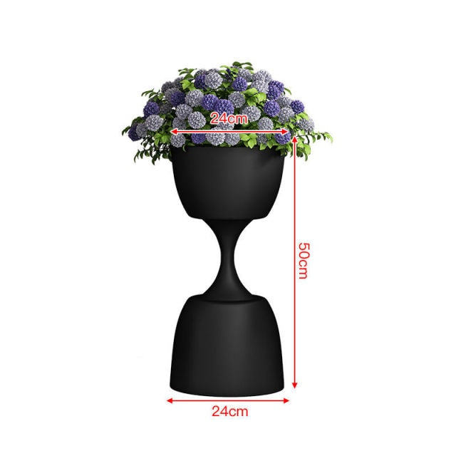 Nordic Creativity Plant Stand Simple Shelf Balcony Floor Plant Shelves Wrought Iron Luxury Plant Stand