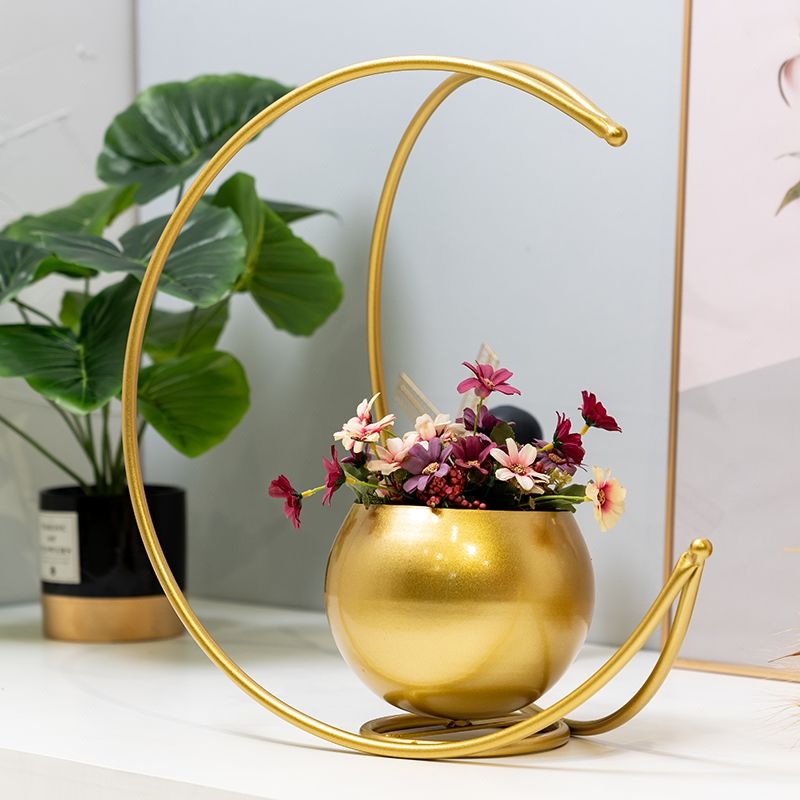 Golden Luxury Ideas Plant Pot Nordic Ironwork Plant Pot