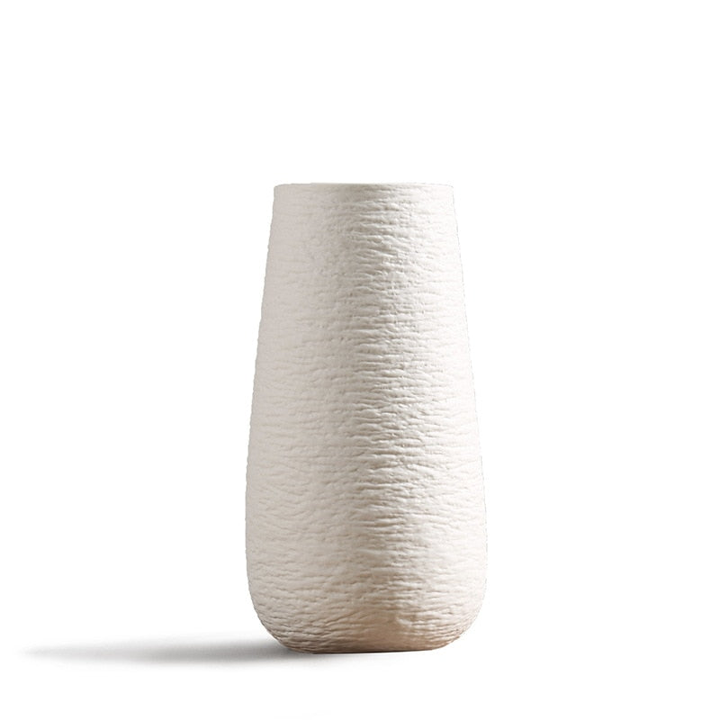 Daliah Textured Cream Vase Collection