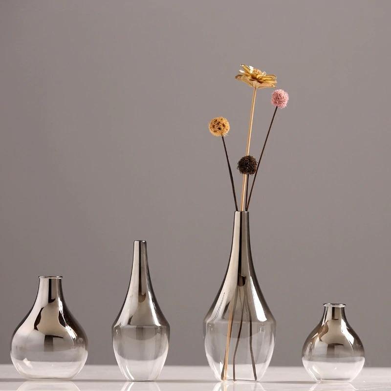 Selma Silver Gradient Vase